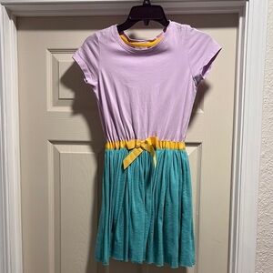 Hanna Andersson Dress Lavender & Sea Foam Green